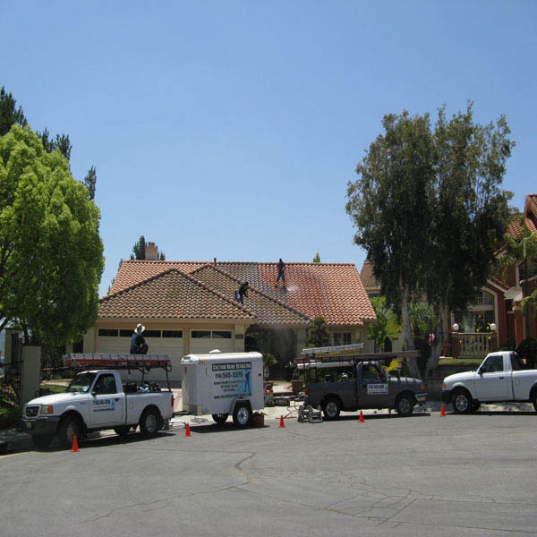 Roof Cleaning Before